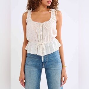 NWOT Rumored Rosemary Top in English Garden size XS